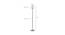 Pearl Multicolour Glass Floor Lamp with Steel Steel Base (Steel) by Urban Ladder - Design 1 Dimension - 684071