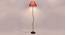 Bruno Blue Natural Fiber Floor Lamp with Black Iron Base (Black) by Urban Ladder - Design 1 Side View - 684086