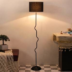 Arlo Black Fabric Floor Lamp with Black Iron Base-image-27