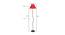 Edison Red Fabric Floor Lamp with Black Iron Base (Black) by Urban Ladder - Design 1 Dimension - 684152