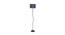 Hugo Maroon Natural Fiber Floor Lamp with Black Iron Base (Black) by Urban Ladder - Front View Design 1 - 684185