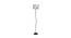 Poppy Multicolour Fabric Floor Lamp with Black Iron Base (Black) by Urban Ladder - Front View Design 1 - 684186