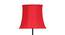 Felix Red Fabric Floor Lamp with Black Iron Base (Black) by Urban Ladder - Ground View Design 1 - 684211