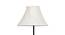 Callie Off White Fabric Floor Lamp with Black Iron Base (Black) by Urban Ladder - Ground View Design 1 - 684213