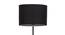 Arlo Black Fabric Floor Lamp with Black Iron Base (Black) by Urban Ladder - Ground View Design 1 - 684215