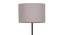 Lola Grey Fabric Floor Lamp with Black Iron Base (Black) by Urban Ladder - Ground View Design 1 - 684219
