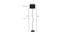 Arlo Black Fabric Floor Lamp with Black Iron Base (Black) by Urban Ladder - Design 1 Dimension - 684235