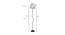 Poppy Multicolour Fabric Floor Lamp with Black Iron Base (Black) by Urban Ladder - Design 1 Dimension - 684246