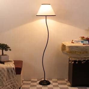Isla Multicolour Fabric Floor Lamp with Black Iron Base-image-20