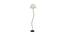 Hazel Off White Fabric Floor Lamp with Black Iron Base (Black) by Urban Ladder - Front View Design 1 - 684271
