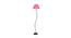 Cora Pink Natural Fiber Floor Lamp with Black Iron Base (Black) by Urban Ladder - Front View Design 1 - 684280