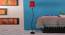 Ella Red Fabric Floor Lamp with Black Iron Base (Black) by Urban Ladder - Design 1 Side View - 684288