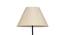 Hazel Off White Fabric Floor Lamp with Black Iron Base (Black) by Urban Ladder - Ground View Design 1 - 684311