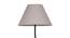 Kai Grey Fabric Floor Lamp with Black Iron Base (Black) by Urban Ladder - Ground View Design 1 - 684316