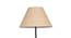 Ruby Beige Natural Fiber Floor Lamp with Black Iron Base (Black) by Urban Ladder - Ground View Design 1 - 684318