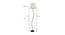 Hazel Off White Fabric Floor Lamp with Black Iron Base (Black) by Urban Ladder - Design 1 Dimension - 684332