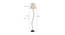 Ruby Beige Natural Fiber Floor Lamp with Black Iron Base (Black) by Urban Ladder - Design 1 Dimension - 684339