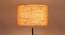 Dorothee Beige Natural Fiber Floor Lamp with Black Iron Base (Black) by Urban Ladder - Ground View Design 1 - 684554