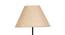 Evana Beige Natural Fiber Floor Lamp with Black Iron Base (Black) by Urban Ladder - Ground View Design 1 - 684576
