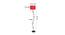 Maja Red Fabric Floor Lamp with Black Iron Base (Black) by Urban Ladder - Design 1 Dimension - 684587