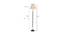Evana Beige Natural Fiber Floor Lamp with Black Iron Base (Black) by Urban Ladder - Design 1 Dimension - 684614