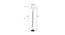 Docie White Natural Fiber Floor Lamp with Black Iron Base (Black) by Urban Ladder - Design 1 Dimension - 684615