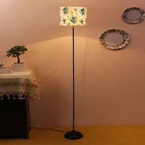 devansh Dirk Multicolour Natural Fiber Floor Lamp with Black Iron Base-picture-19