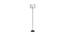 Dirk Multicolour Natural Fiber Floor Lamp with Black Iron Base (Black) by Urban Ladder - Front View Design 1 - 684642