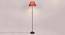 Dora Maroon Natural Fiber Floor Lamp with Black Iron Base (Black) by Urban Ladder - Design 1 Side View - 684675