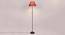 Dora Maroon Natural Fiber Floor Lamp with Black Iron Base (Black) by Urban Ladder - Design 1 Side View - 684675