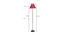 Dora Maroon Natural Fiber Floor Lamp with Black Iron Base (Black) by Urban Ladder - Design 1 Dimension - 684714