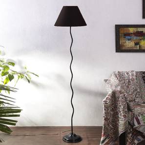 Nyree Black Fabric Floor Lamp with Black Iron Base-image-16