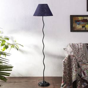 Deacon Blue Natural Fiber Floor Lamp with Black Iron Base-image-7