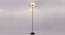 Nikolai Multicolour Fabric Floor Lamp with Black Iron Base (Black) by Urban Ladder - Design 1 Side View - 684769