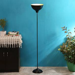 devansh Gannon Beige Metal Floor Lamp with Black Iron Base-picture-17