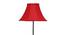 Lachlan Red Fabric Floor Lamp with Black Iron Base (Black) by Urban Ladder - Ground View Design 1 - 684872