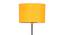 Melvin Yellow Fabric Floor Lamp with Black Iron Base (Black) by Urban Ladder - Ground View Design 1 - 684875