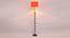 Conner Orange Fabric Floor Lamp with Black Iron Base (Black) by Urban Ladder - Design 1 Side View - 684998