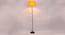 Kieran Yellow Fabric Floor Lamp with Black Iron Base (Black) by Urban Ladder - Design 1 Side View - 685015