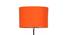 Conner Orange Fabric Floor Lamp with Black Iron Base (Black) by Urban Ladder - Ground View Design 1 - 685036