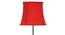 Grady Red Fabric Floor Lamp with Black Iron Base (Black) by Urban Ladder - Ground View Design 1 - 685041