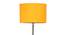 Kieran Yellow Fabric Floor Lamp with Black Iron Base (Black) by Urban Ladder - Ground View Design 1 - 685052