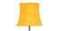 Ela Yellow Fabric Floor Lamp with Black Iron Base (Black) by Urban Ladder - Ground View Design 1 - 685057