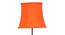 Delta Orange Fabric Floor Lamp with Black Iron Base (Black) by Urban Ladder - Ground View Design 1 - 685058