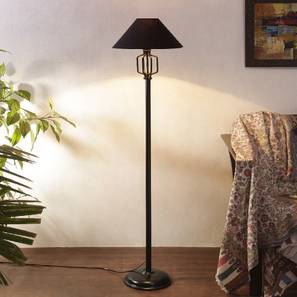 Jay Black Fabric Floor Lamp with Black Iron Base-image-35