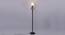 Phoenix Multicolour Glass Floor Lamp with Black Iron Base (Black) by Urban Ladder - Design 1 Side View - 685191