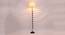 Karma Off White Fabric Floor Lamp with Black Iron Base (Black) by Urban Ladder - Design 1 Side View - 685223