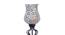 Lana Multicolour Glass Floor Lamp with Black Iron Base (Black) by Urban Ladder - Ground View Design 1 - 685256
