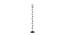 Atticus Multicolour Glass Floor Lamp with Black Iron Base (Black) by Urban Ladder - Front View Design 1 - 685393