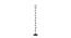 Audrey Multicolour Glass Floor Lamp with Black Iron Base (Black) by Urban Ladder - Front View Design 1 - 685394